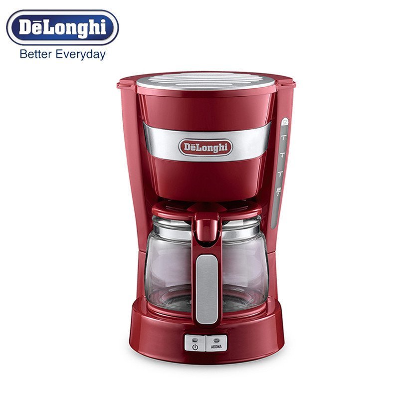 Delonghi/德龙 ICM14011（红色） 滴滤式咖啡机咖啡壶