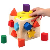 3岁以下儿童形状配对积木盒10个月宝宝益智力