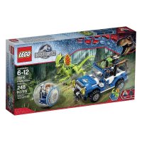 LEGO乐高积木玩具 恐龙Jurassic World 伏击双