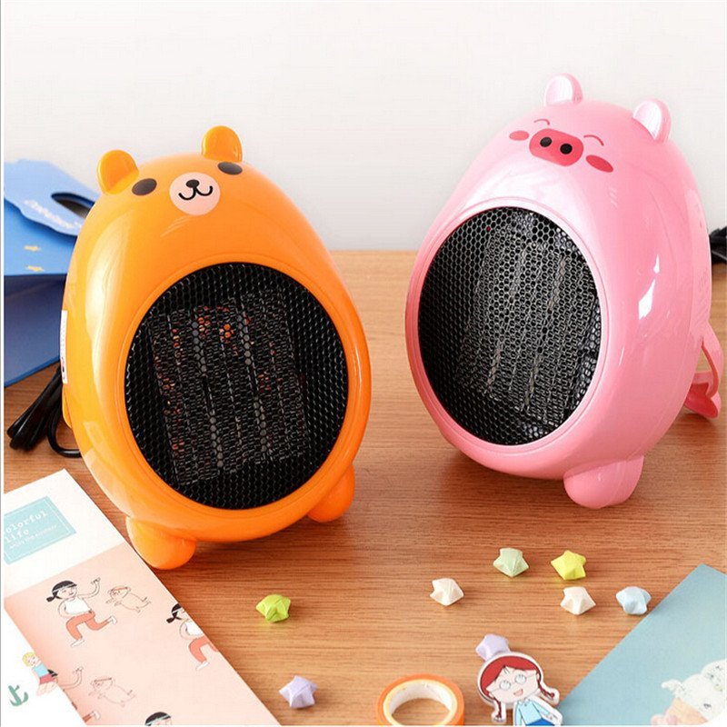 文博A060可爱迷你桌面电暖器办公室家用安全