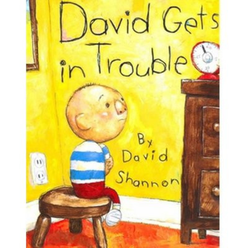 【00BZ系列】儿童绘本英文版 David Gets in Trouble (大卫惹麻烦)图片,高清实拍图-苏宁易购