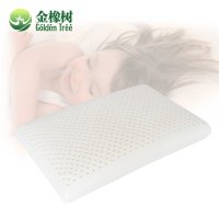 金橡树 泰国乳胶枕头 面包枕 标准枕芯 40*60*1