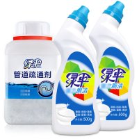 绿伞管道疏通剂500g下水道疏通剂 厨房厕所马
