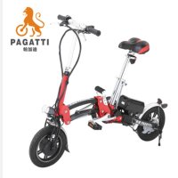 帕加迪折叠电动车锂电池自行车纯电力续航35