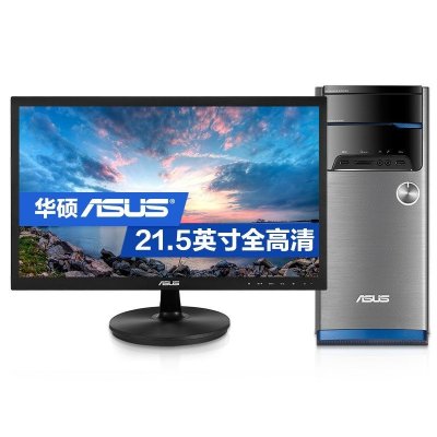 华硕(ASUS)M32CD-I6451M1 台式机电脑 21.5