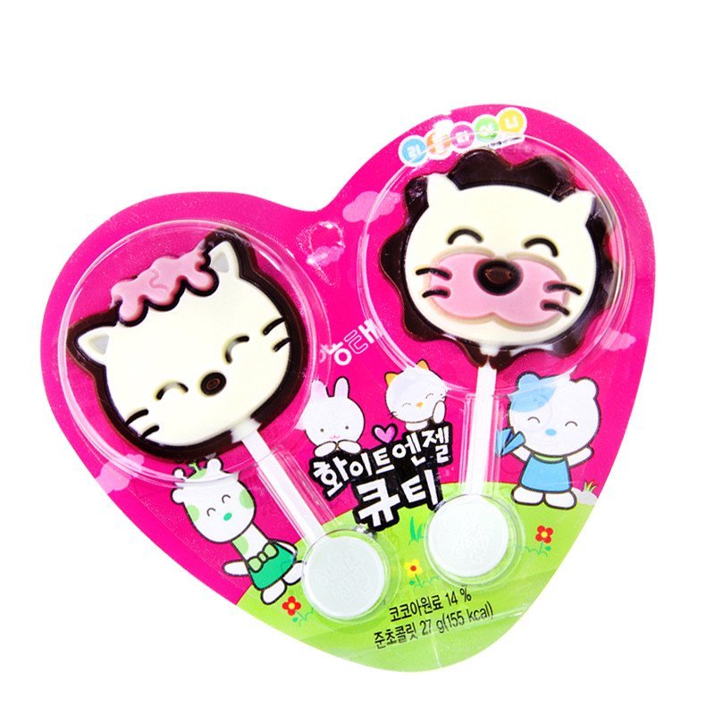 【海太系列】韩国进口海太猫咪爱心猫巧克力2
