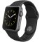 Apple Watch Sport 智能手表(42毫米深空灰色铝金属表壳搭配黑色运动型表带 MJ3T2CH/A）