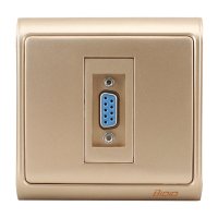 贝桥 N86-901+616FH(金) R232串口焊接母头 