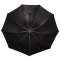 天堂伞 UPF50+加大加固黑胶丝印条纹花三折刚杆钢骨晴雨伞太阳伞 30056ELCJ 紫色