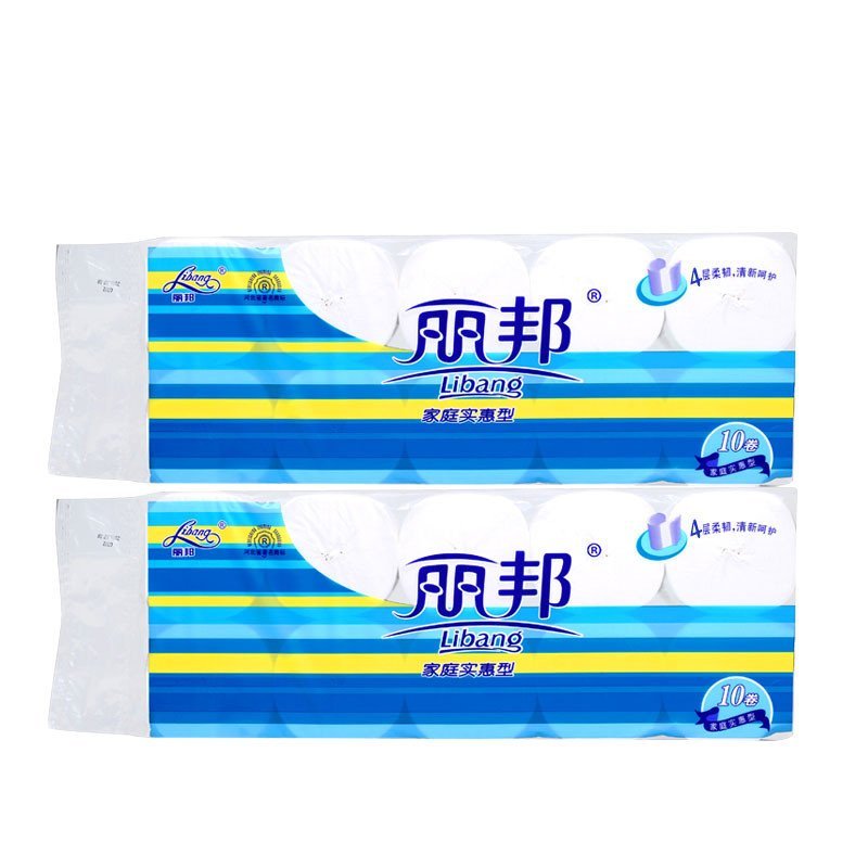 丽邦卫生纸 原生木浆4层卷纸 1.8KG\/提*2提组合 家庭办公用纸 卷纸 【价格 图片 品牌 报价】-苏宁易购