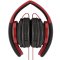 杰伟世（JVC）HA-S200-R红色便携式轻型头戴式DJ运动耳机