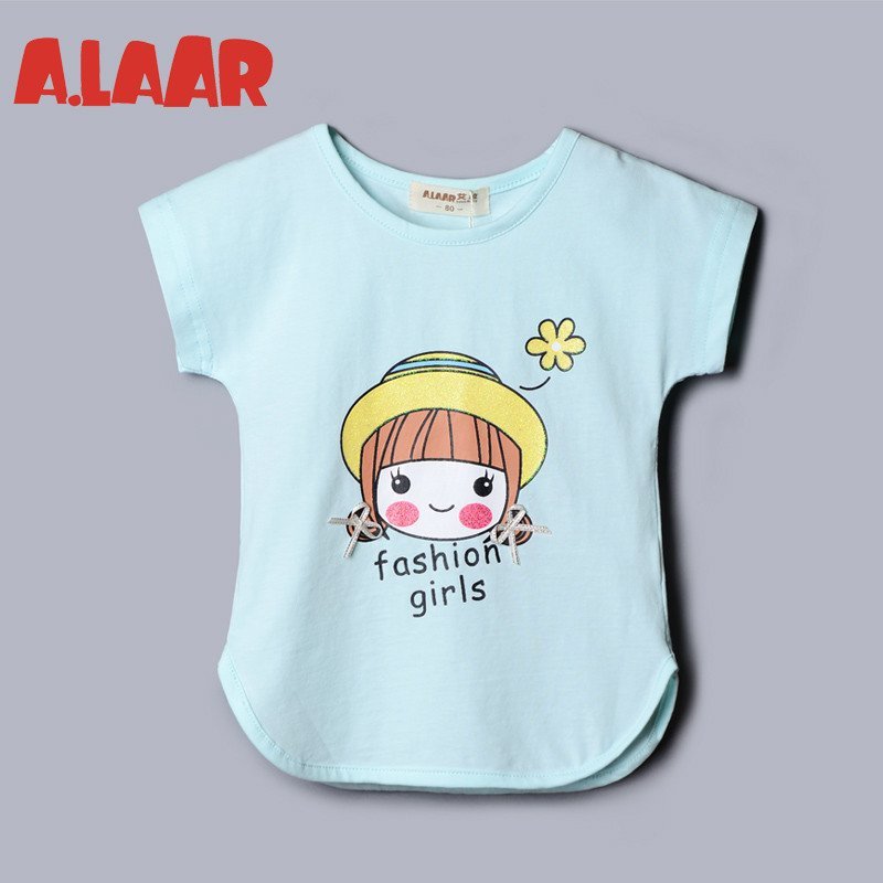艾拉0-1岁2岁3岁半婴儿女宝宝韩版公主短袖T