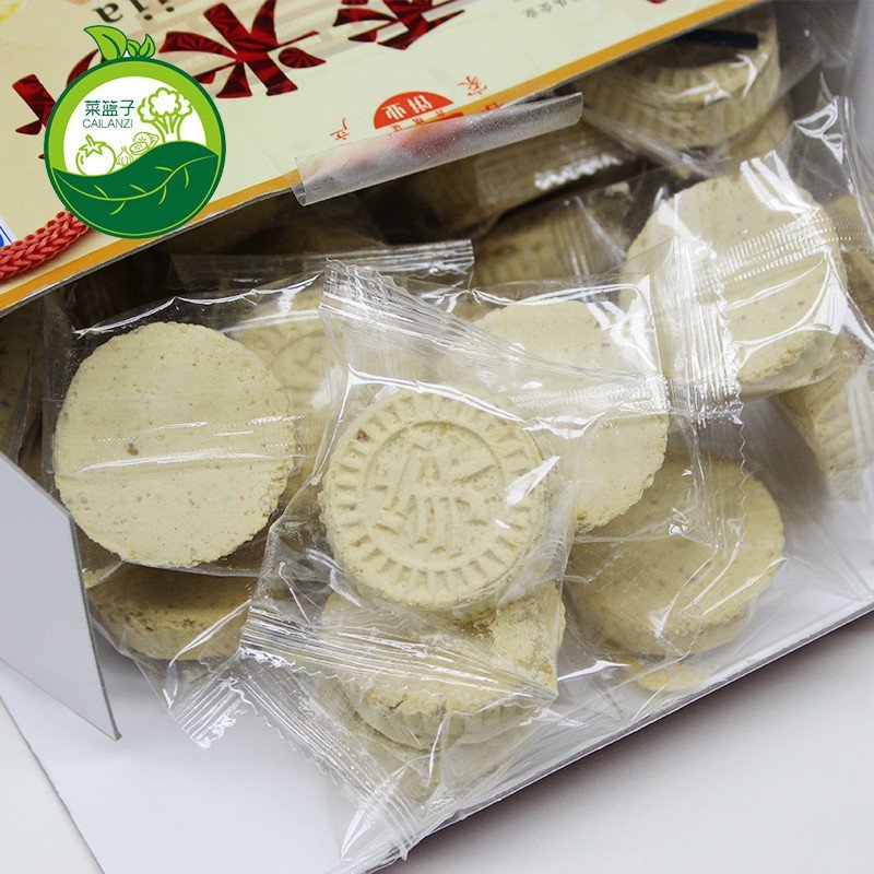 菜篮子 广东河源特产香米饼400g/盒客家传统糕点休闲零食小吃高清实拍