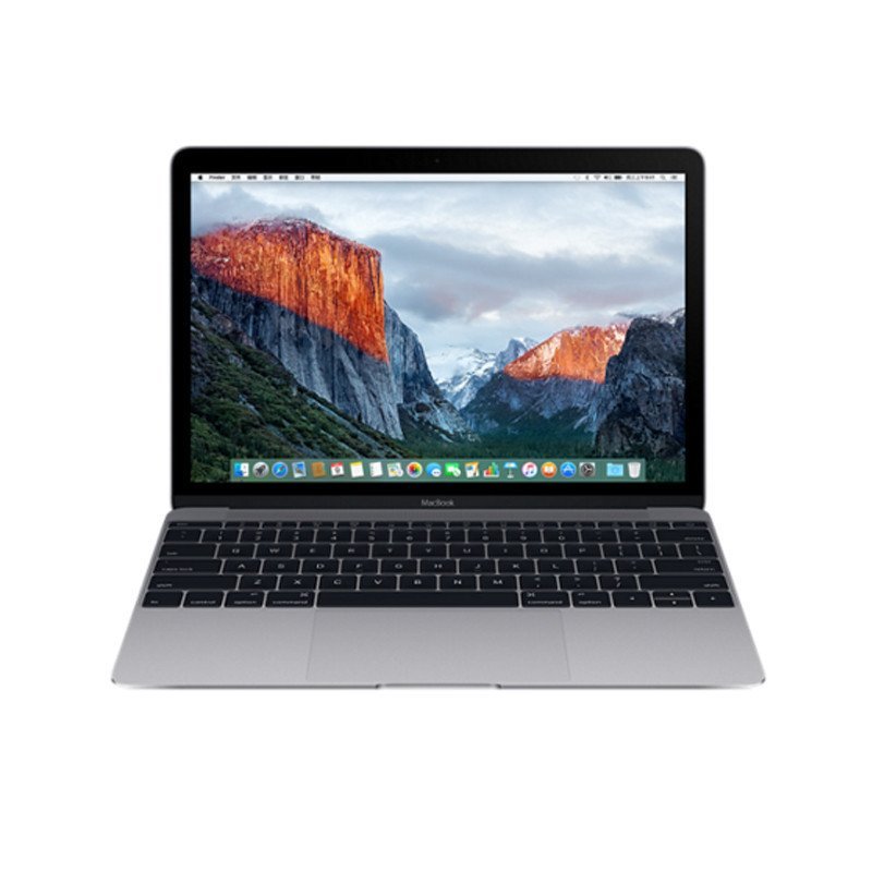 Apple MacBook 12英寸笔记本电脑（Intel Core M5 1.2GHz 8G 512G Retina屏 MLH82CH/A 深空灰）