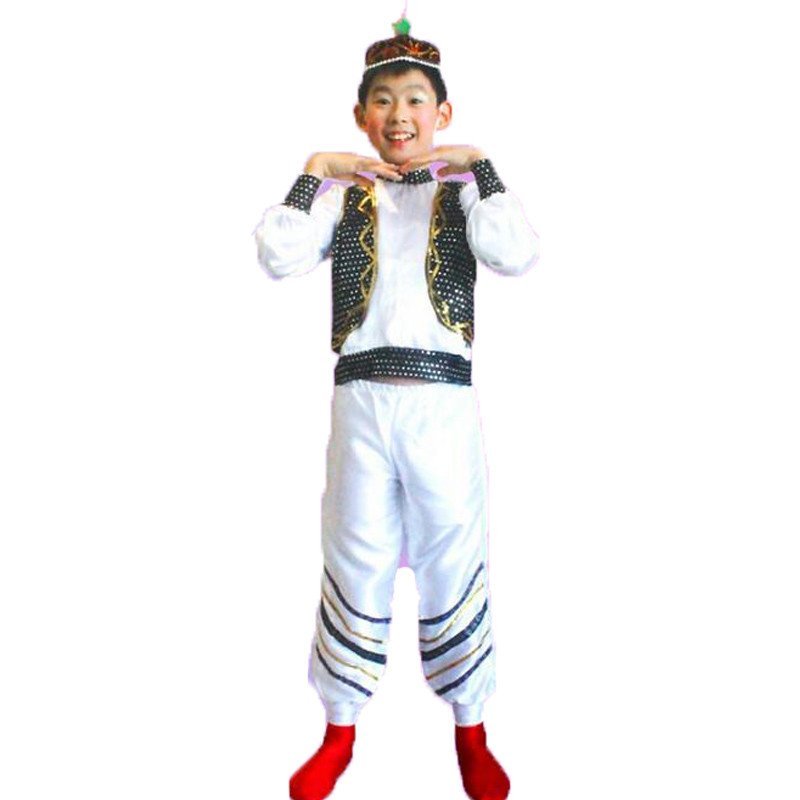【欧伦萨系列】回族儿童演出服少数民族表演服