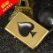 2016新款芝宝打火机zippo正版黑桃Ace镜面纯铜29094美国正品 刻字 29094裸机