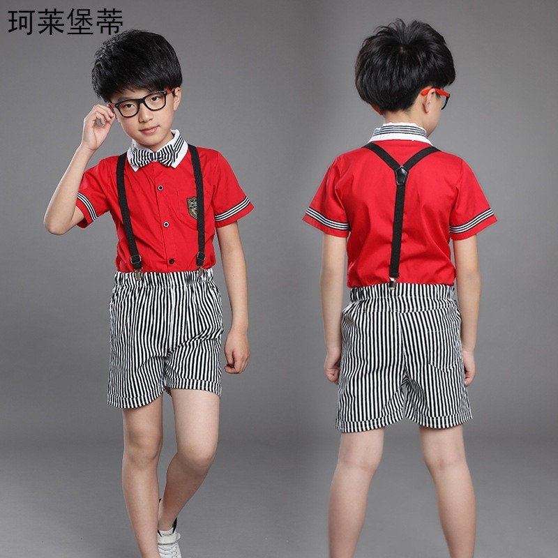 珂莱堡蒂 16幼儿园班服小学生校服演出服短袖儿童演出服 120建议身高