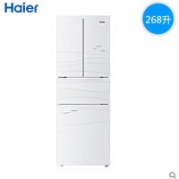 haier/海尔 bcd-268stcv 四门268升/软冷冻/家用白色/节能/大容量冰箱