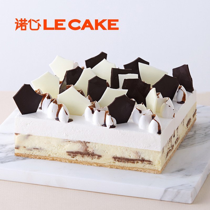 雪域大理石芝士蛋糕 5磅\/个 诺心(Lecake)烘焙