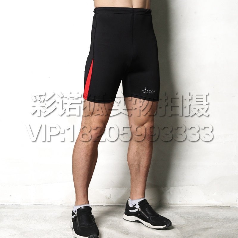 【彩诺狐系列】2016健身裤运动紧身短裤男 夏