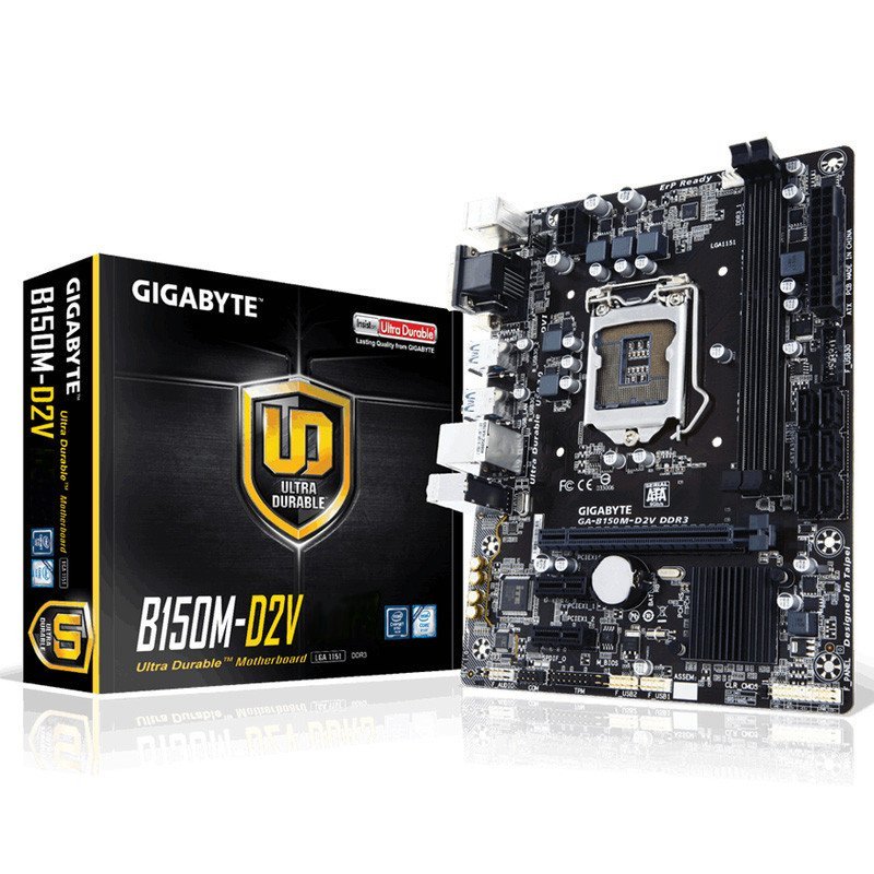 技嘉主板B150M-D2V(CPU 1151接口)六代CP
