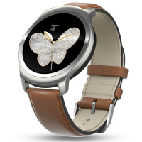 Ticwatch 2 智能手表经典系列(棕色真皮表带)语