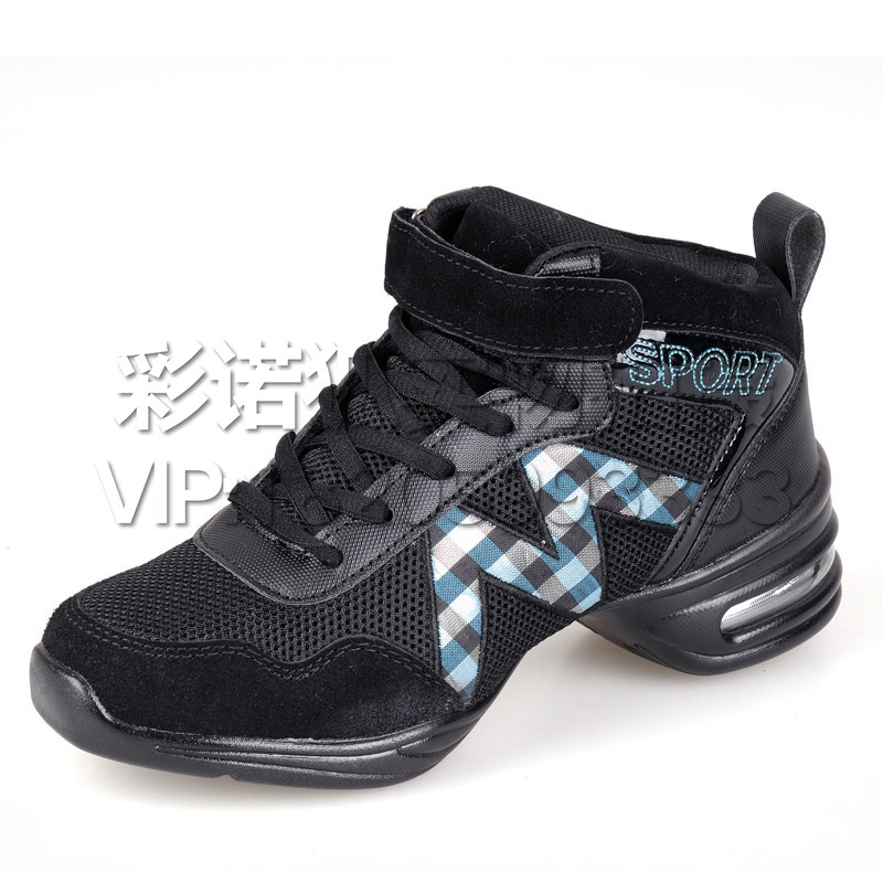 春季现代女舞鞋 健身美体操鞋增高跳舞透气鞋