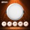 西蒙（simon）晶灿led筒灯3寸开孔7.5-8.5公分4W筒灯 薄款桶灯0-5W简约现代筒灯暖光（3300K以下） 砂银面/4W/暖白光3000K