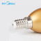 美的（Midea）led灯泡E14螺口球泡3W尖泡节能小螺口LED暖黄灯泡水晶吊灯 3W 3W尖泡金色E14正白光