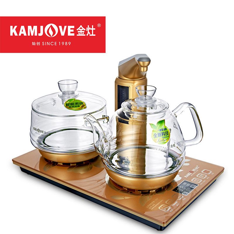 KAMJOVE/金灶 G6 全智能自动上水电热水壶玻璃茶艺炉煮茶器茶具