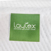LAYTEX泰国进口天然乳胶枕芯枕头助眠舒适 标准枕 呵护颈椎自然好眠 12x35x63CM 白色