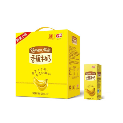 卫岗 香蕉牛奶饮品 250ml*12盒/礼盒装