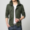 时尚韩版潮款男夹克外套修身工装1471436205102 S 军绿色