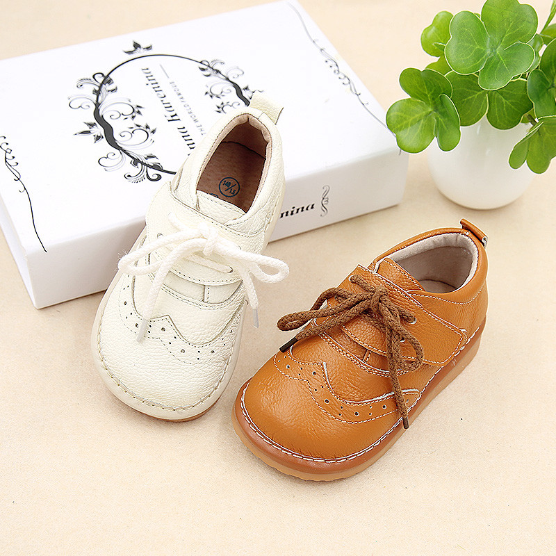 菲尼尔1-2-3岁男宝宝学步鞋儿童叫叫单鞋英伦