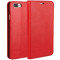 iCoverCase 苹果7/7plus手机壳防摔翻盖手机套真皮皮套 适用于iPhone7/7plus plus5.5英寸-红色