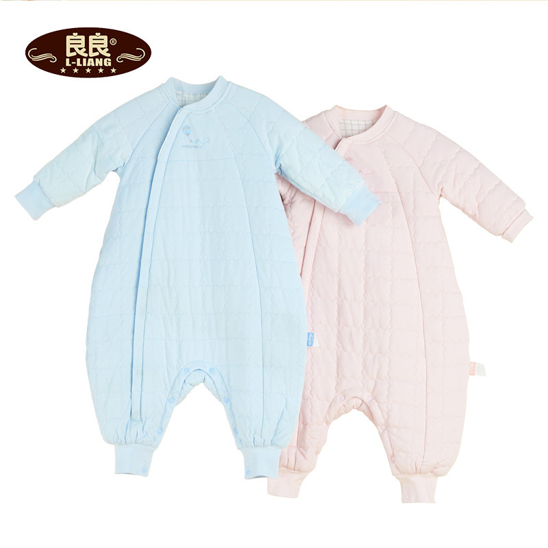 良良 DS16S07-1 婴儿睡袋 75cm （秋冬）蓝色DS16S11-1B