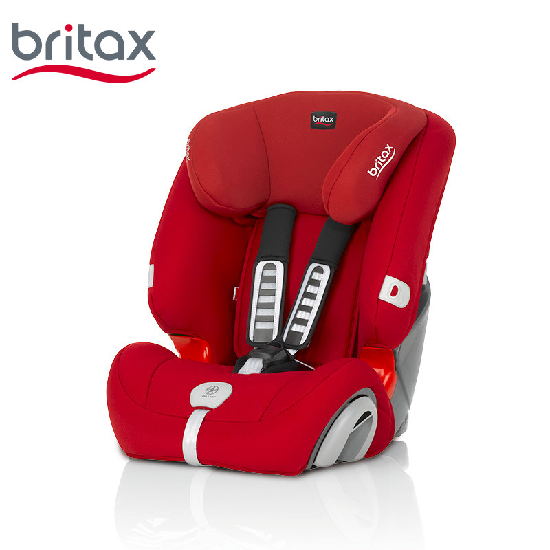 Britax宝得适 超级百变王儿童安全座椅 约9个月-12岁 【预售】热情红