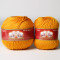 恒源祥毛线纯羊毛线中细手编线编织羊毛毛线毛衣线毛线团特价50g 129亮黄色