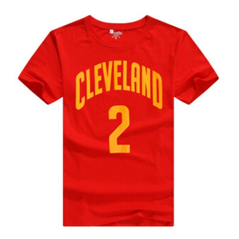 骑士队球服 欧文球衣 球迷篮球T恤 印花短袖T恤