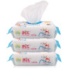 飘漾（Pureyoung）婴儿柔湿巾25片*4包卫生抑菌型