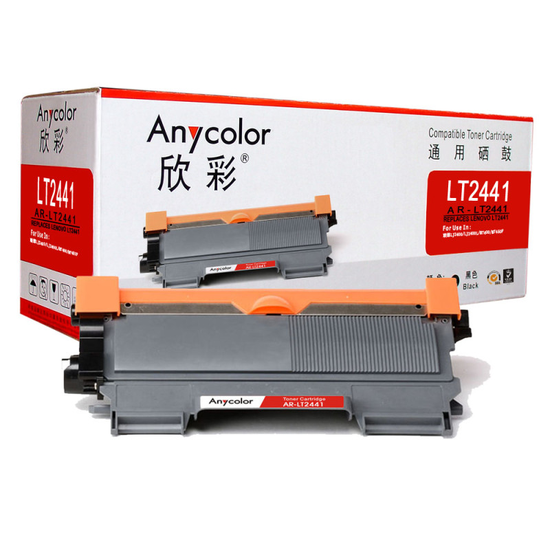欣彩（Anycolor） AR-LT2441（专业版）LT2441墨粉盒 黑色 H 适用联想 LJ2400 M7400 黑色