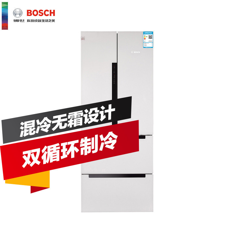 博世（BOSCH） BCD-484W(KME48S20TI) 484升 变频混冷无霜 多门冰箱 LED触控屏 玻璃面板（