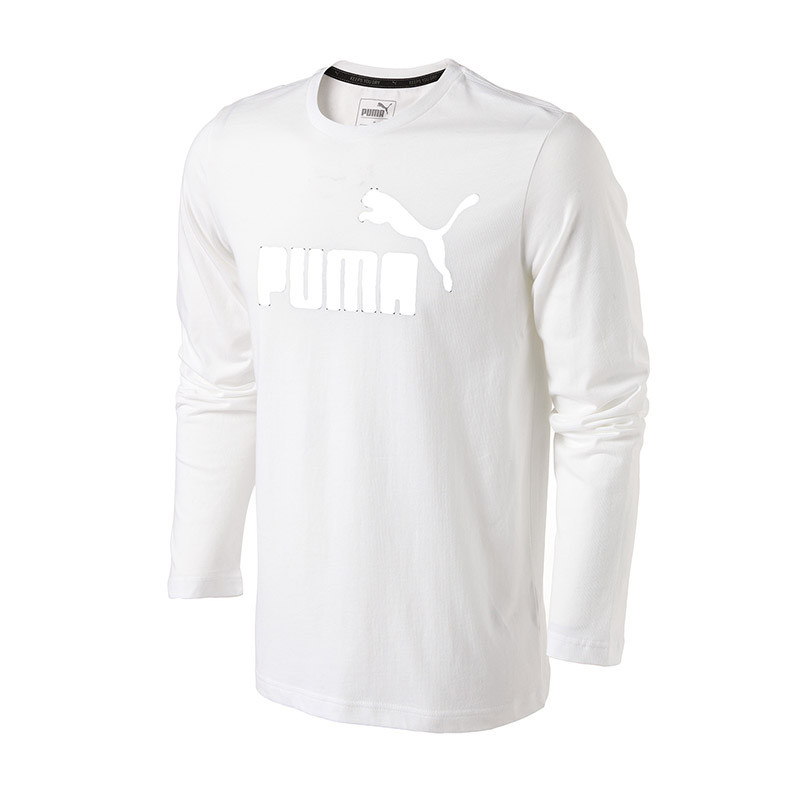 彪马Puma男装长袖T恤运动服基础系列运动生活83631701 XL 白色