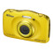 尼康(Nikon) Coolpix W100 数码相机/运动相机 三防卡片相机 NIKKOR镜头 黄色 海外直供