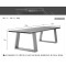 loft北欧实木餐桌美式单人办公桌老板桌会议桌书桌笔记本电脑桌 160*80*75木板8公分