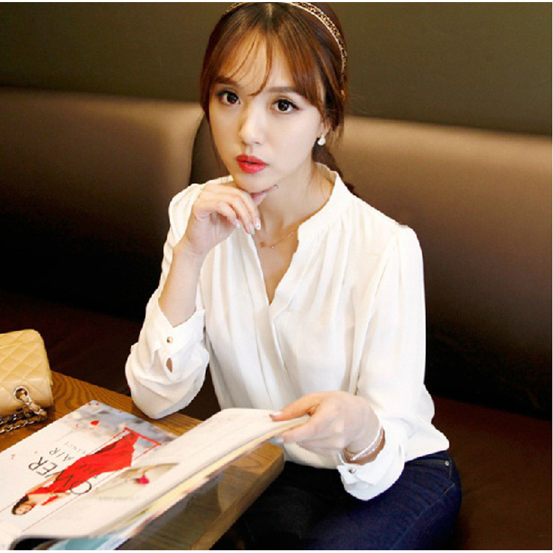 娇米诗2017春夏季新款女式衬衫韩版宽松大码