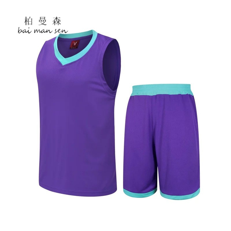 奕坤 户外运动篮球衣套装 男款篮球比赛训练服