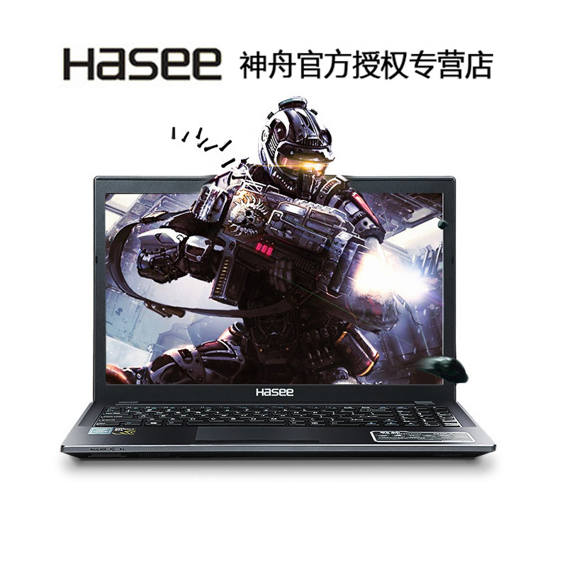 神舟战神K660D-G4D3(七代桌面级G4560/4G内存/500G/GTX960M 4G独显）游戏笔记本电脑