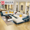 曲尚（Qushang）沙发 布艺沙发 客厅家具 简约现代沙发 豪华版七件套+送茶几