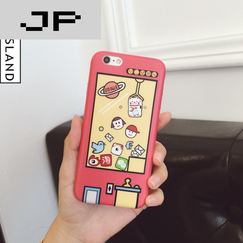 JP潮流品牌卡通游戏机iPhone6 6S手机壳情侣